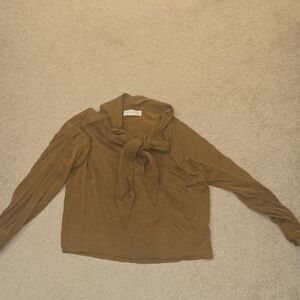 Elegant Brown Women's Blouse